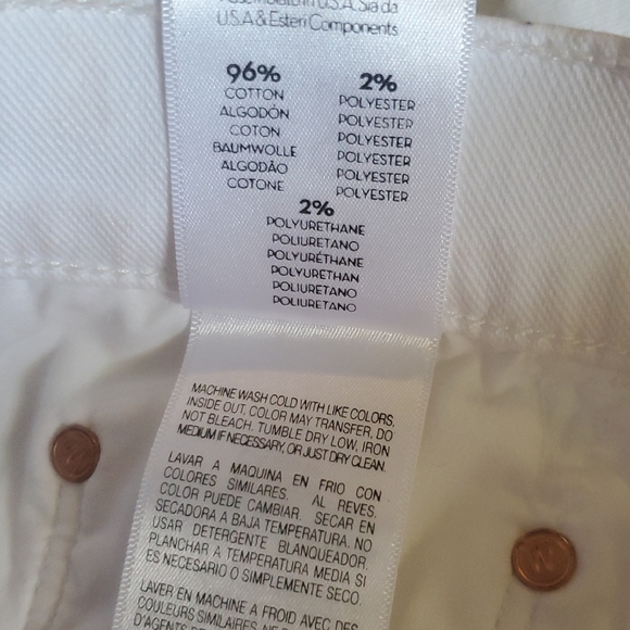 Mother Jeans The Rascal Slit Flip Short In Glass Slipper Mid Rise 2.5" I… - Picture 8 of 16